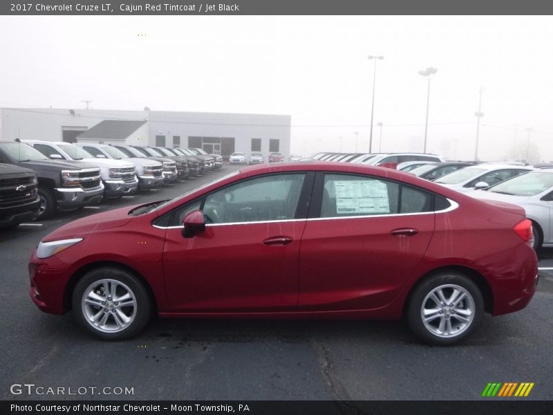 Cajun Red Tintcoat / Jet Black 2017 Chevrolet Cruze LT