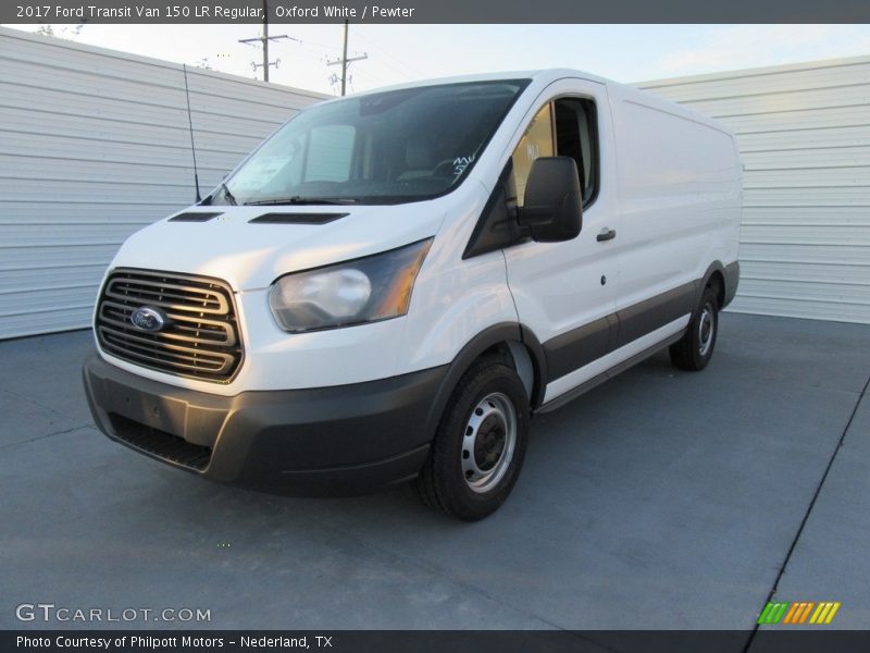 Oxford White / Pewter 2017 Ford Transit Van 150 LR Regular