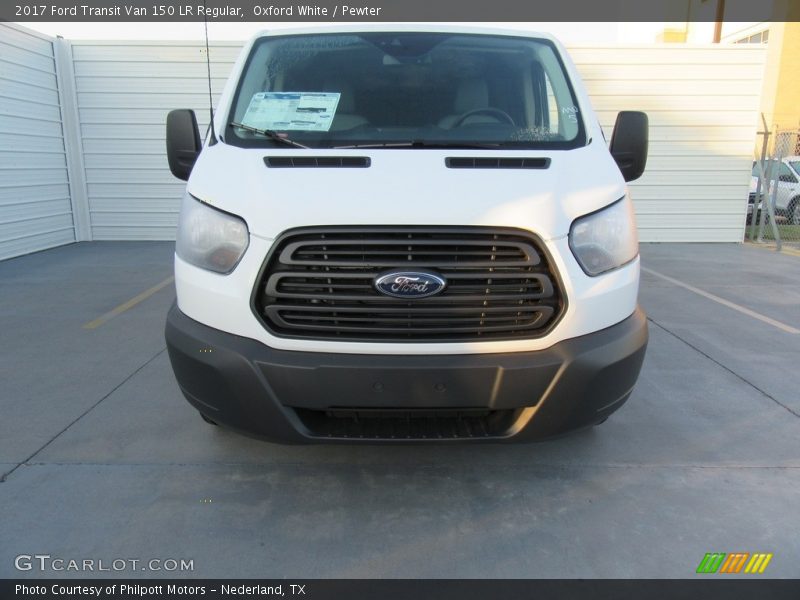 Oxford White / Pewter 2017 Ford Transit Van 150 LR Regular