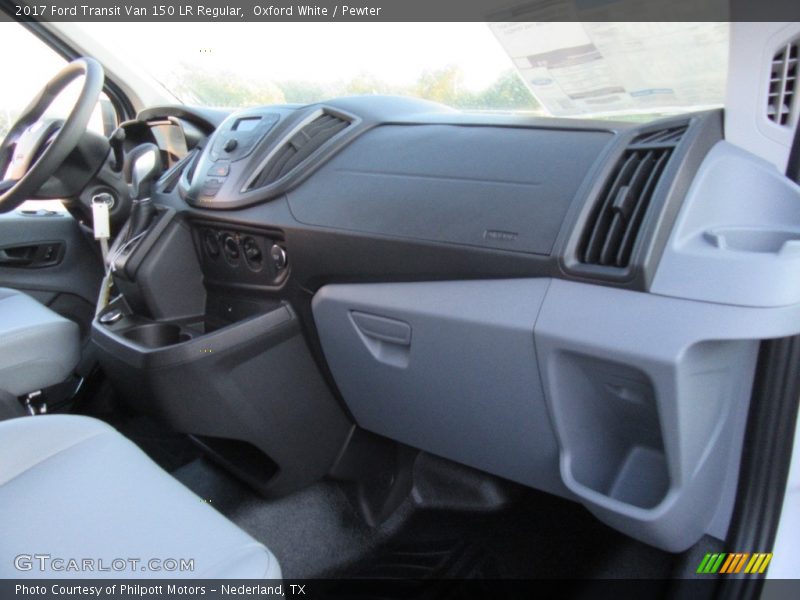 Oxford White / Pewter 2017 Ford Transit Van 150 LR Regular