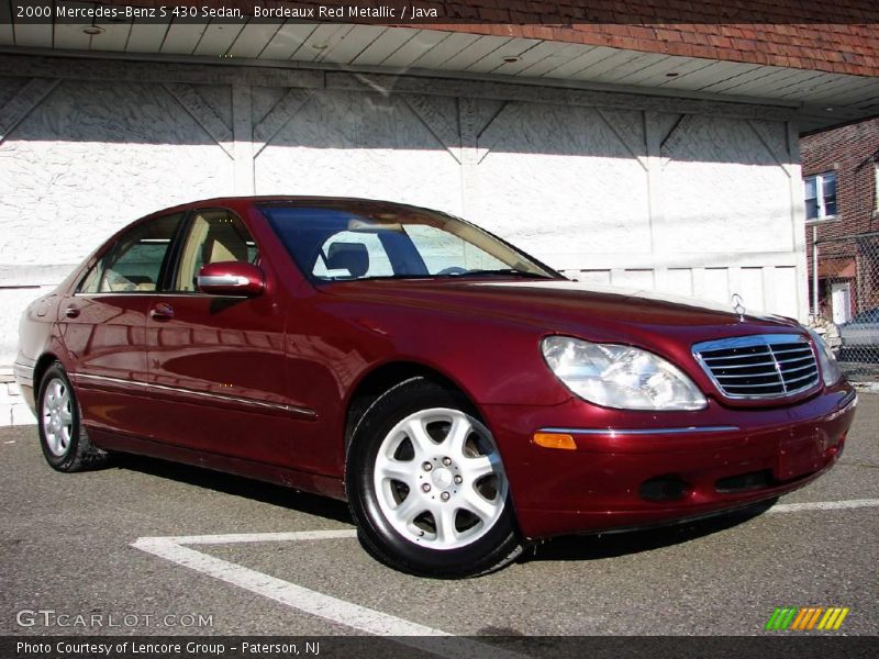 Bordeaux Red Metallic / Java 2000 Mercedes-Benz S 430 Sedan