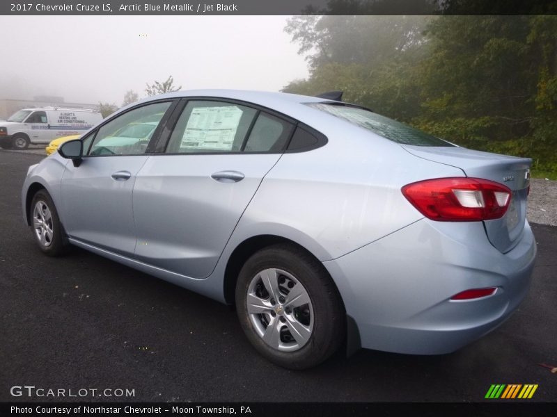 Arctic Blue Metallic / Jet Black 2017 Chevrolet Cruze LS