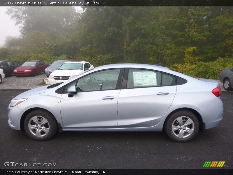 Arctic Blue Metallic / Jet Black 2017 Chevrolet Cruze LS