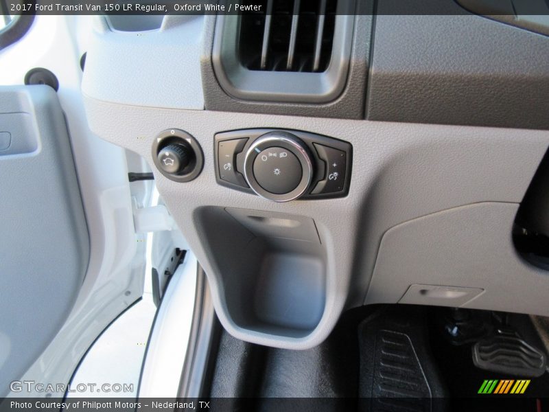 Controls of 2017 Transit Van 150 LR Regular