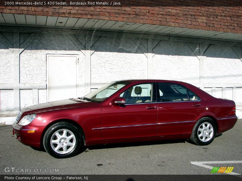 Bordeaux Red Metallic / Java 2000 Mercedes-Benz S 430 Sedan