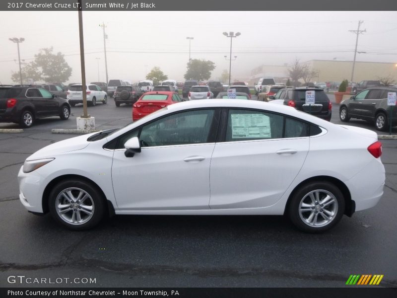 Summit White / Jet Black 2017 Chevrolet Cruze LT