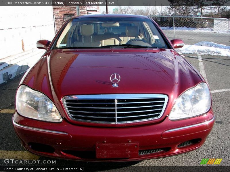 Bordeaux Red Metallic / Java 2000 Mercedes-Benz S 430 Sedan