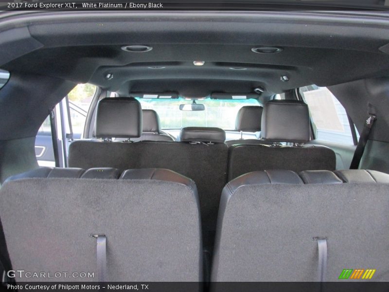 White Platinum / Ebony Black 2017 Ford Explorer XLT