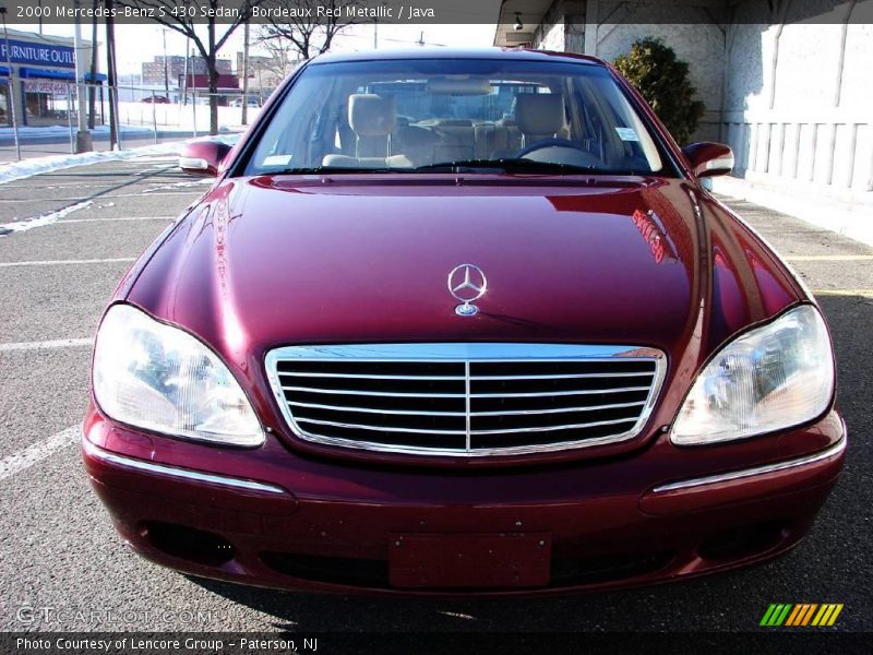 Bordeaux Red Metallic / Java 2000 Mercedes-Benz S 430 Sedan