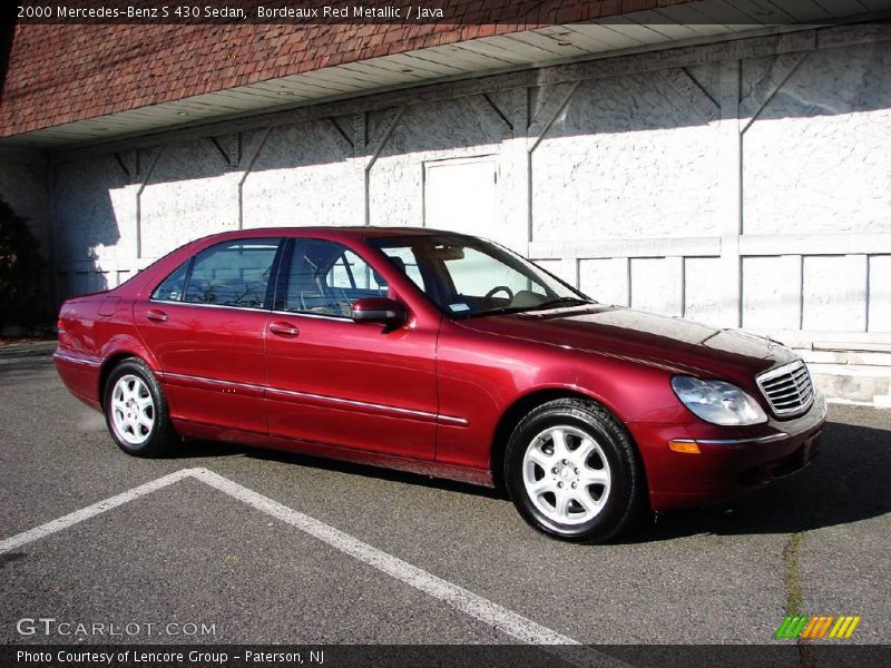 Bordeaux Red Metallic / Java 2000 Mercedes-Benz S 430 Sedan