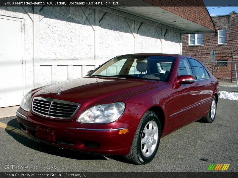 Bordeaux Red Metallic / Java 2000 Mercedes-Benz S 430 Sedan