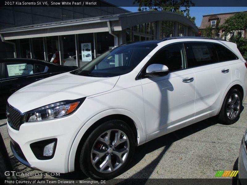  2017 Sorento SX V6 Snow White Pearl