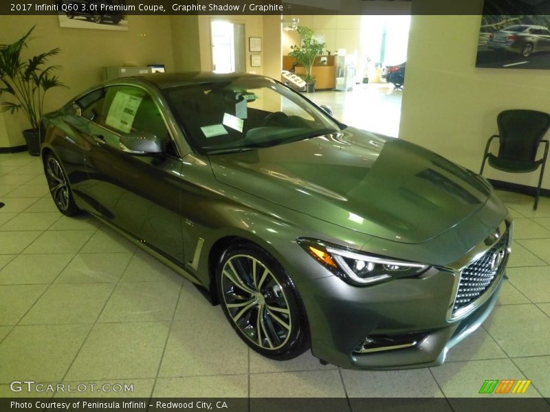 Graphite Shadow / Graphite 2017 Infiniti Q60 3.0t Premium Coupe