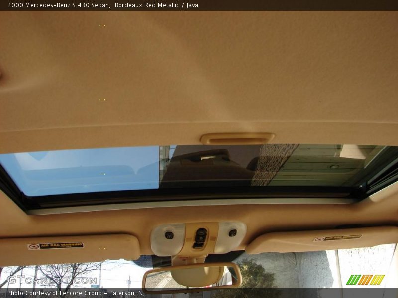 Bordeaux Red Metallic / Java 2000 Mercedes-Benz S 430 Sedan