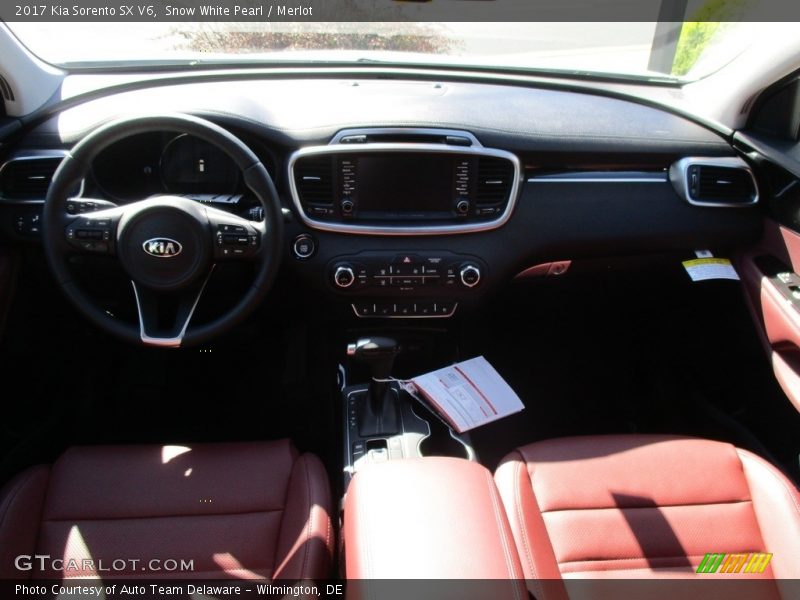 Dashboard of 2017 Sorento SX V6