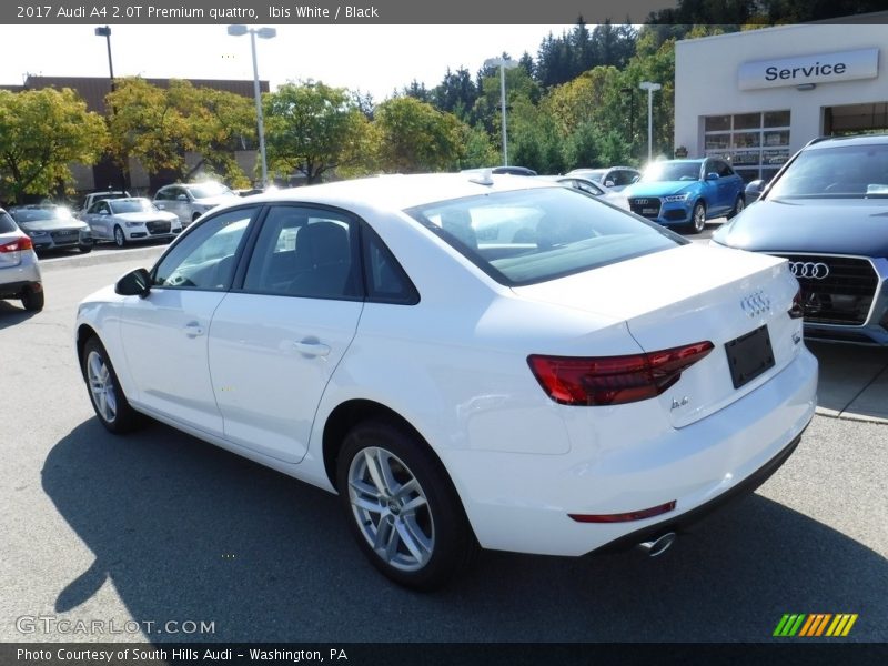 Ibis White / Black 2017 Audi A4 2.0T Premium quattro