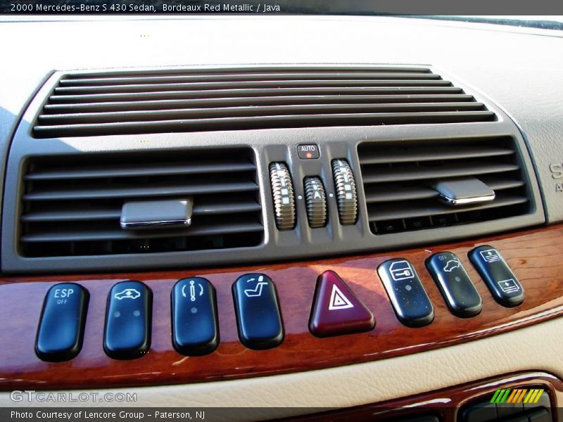 Bordeaux Red Metallic / Java 2000 Mercedes-Benz S 430 Sedan
