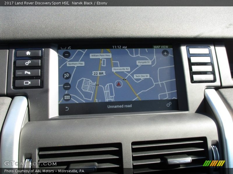 Navigation of 2017 Discovery Sport HSE