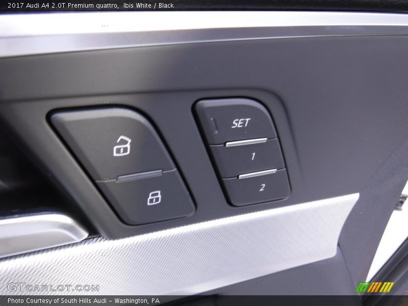 Ibis White / Black 2017 Audi A4 2.0T Premium quattro