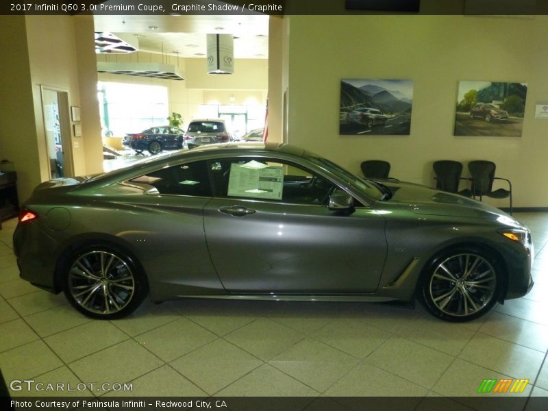 Graphite Shadow / Graphite 2017 Infiniti Q60 3.0t Premium Coupe
