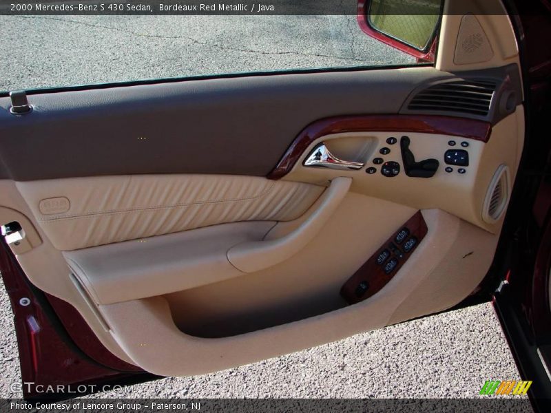 Bordeaux Red Metallic / Java 2000 Mercedes-Benz S 430 Sedan