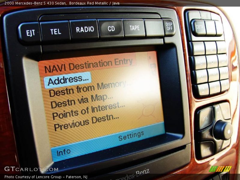 Bordeaux Red Metallic / Java 2000 Mercedes-Benz S 430 Sedan