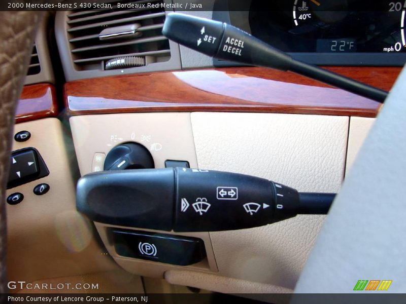 Bordeaux Red Metallic / Java 2000 Mercedes-Benz S 430 Sedan