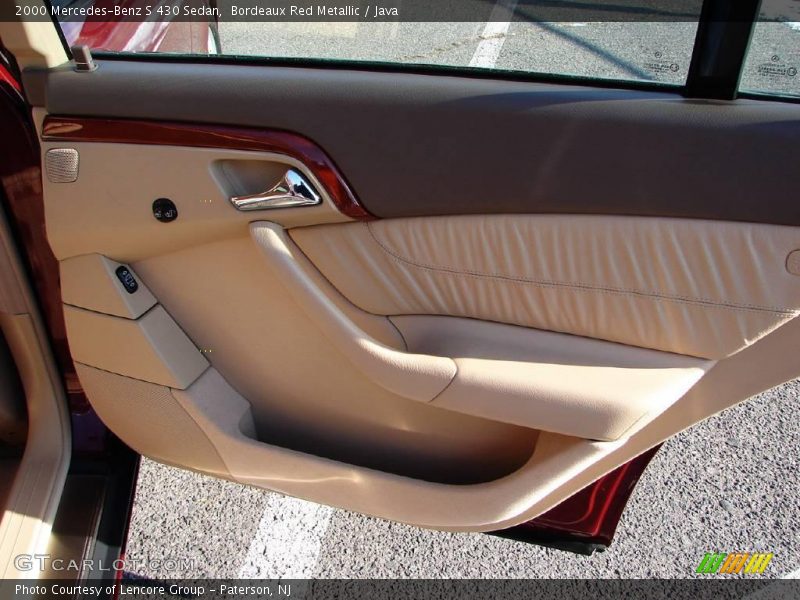 Bordeaux Red Metallic / Java 2000 Mercedes-Benz S 430 Sedan