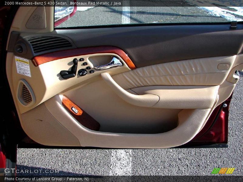 Bordeaux Red Metallic / Java 2000 Mercedes-Benz S 430 Sedan