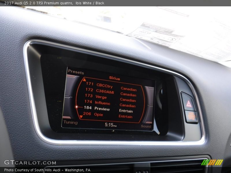Controls of 2017 Q5 2.0 TFSI Premium quattro