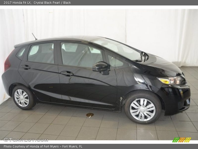 Crystal Black Pearl / Black 2017 Honda Fit LX