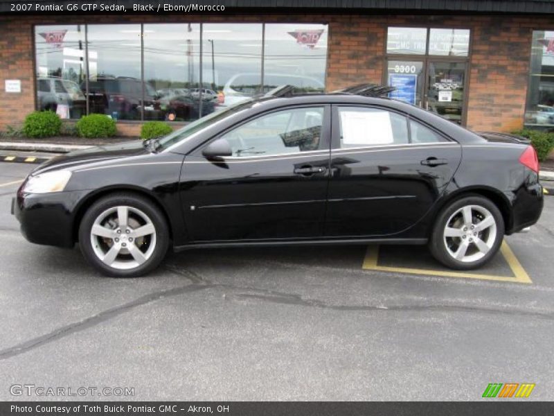 Black / Ebony/Morocco 2007 Pontiac G6 GTP Sedan