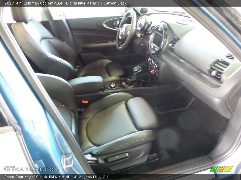 Digital Blue Metallic / Carbon Black 2017 Mini Clubman Cooper ALL4