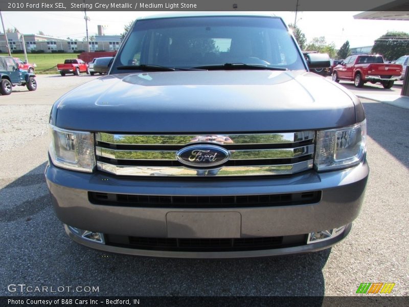 Sterling Grey Metallic / Medium Light Stone 2010 Ford Flex SEL