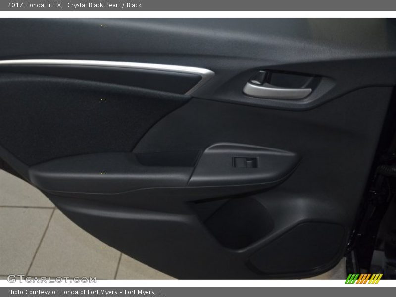 Crystal Black Pearl / Black 2017 Honda Fit LX
