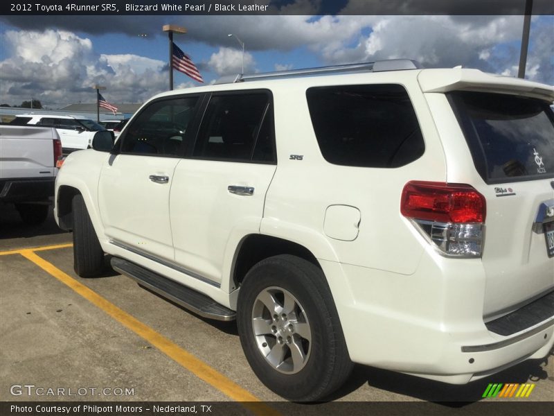 Blizzard White Pearl / Black Leather 2012 Toyota 4Runner SR5