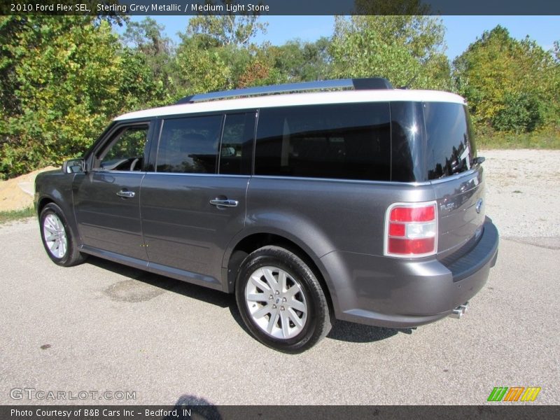 Sterling Grey Metallic / Medium Light Stone 2010 Ford Flex SEL