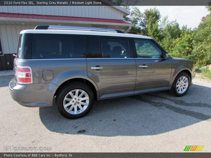 Sterling Grey Metallic / Medium Light Stone 2010 Ford Flex SEL