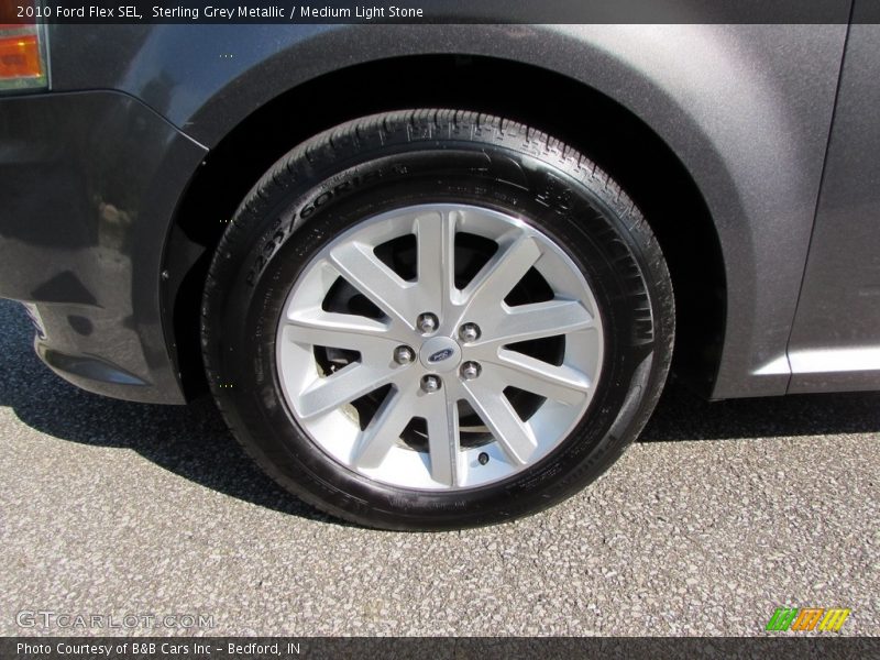 Sterling Grey Metallic / Medium Light Stone 2010 Ford Flex SEL