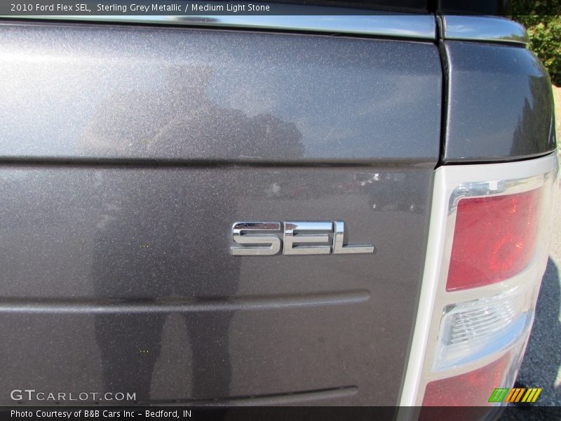 Sterling Grey Metallic / Medium Light Stone 2010 Ford Flex SEL