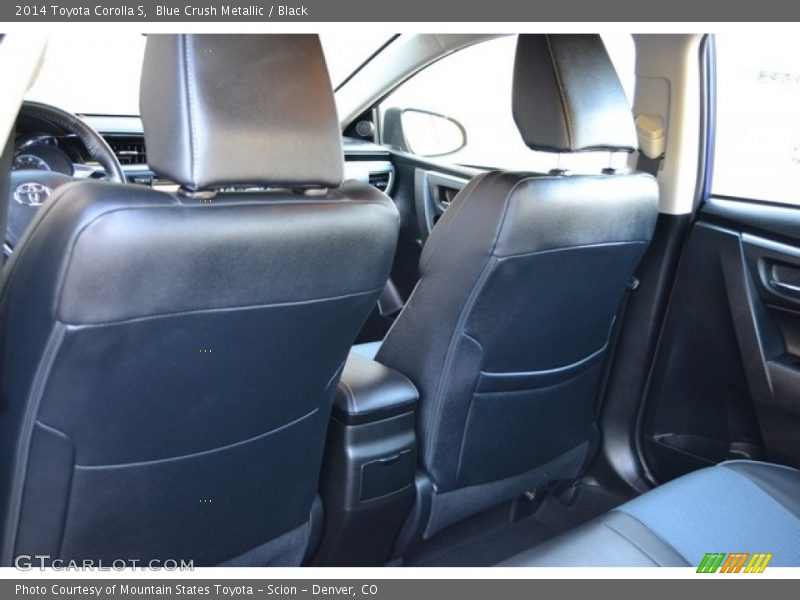 Blue Crush Metallic / Black 2014 Toyota Corolla S