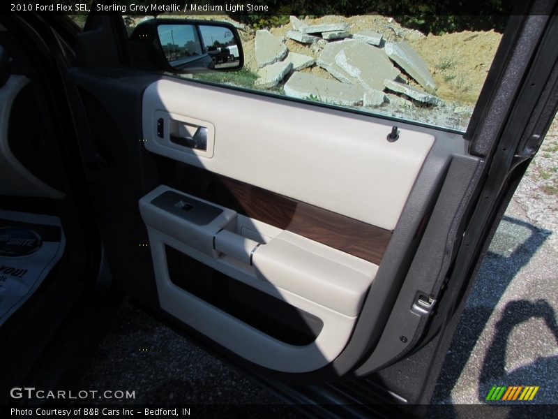 Sterling Grey Metallic / Medium Light Stone 2010 Ford Flex SEL