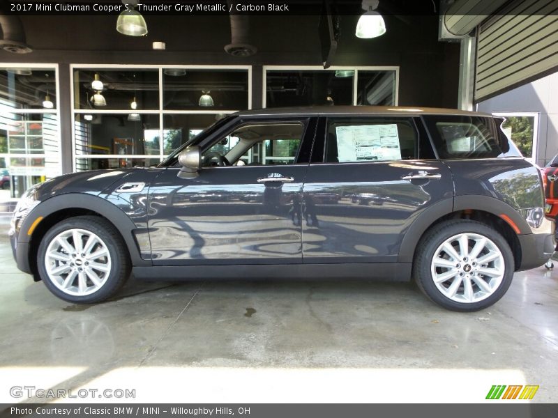 Thunder Gray Metallic / Carbon Black 2017 Mini Clubman Cooper S