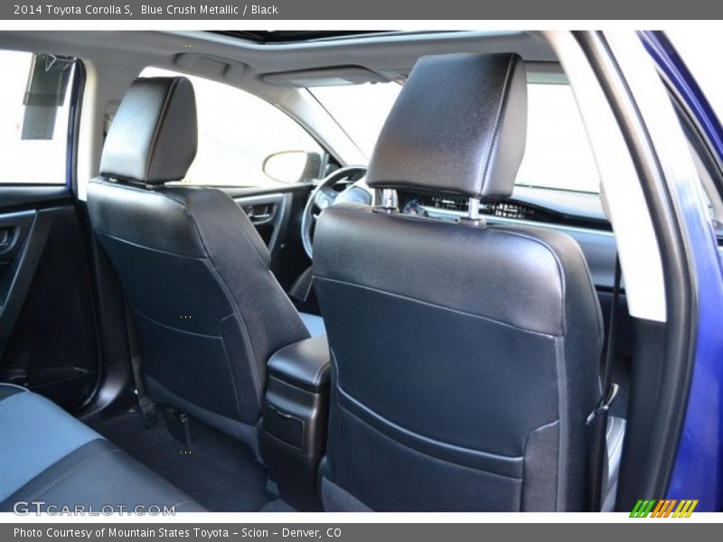 Blue Crush Metallic / Black 2014 Toyota Corolla S