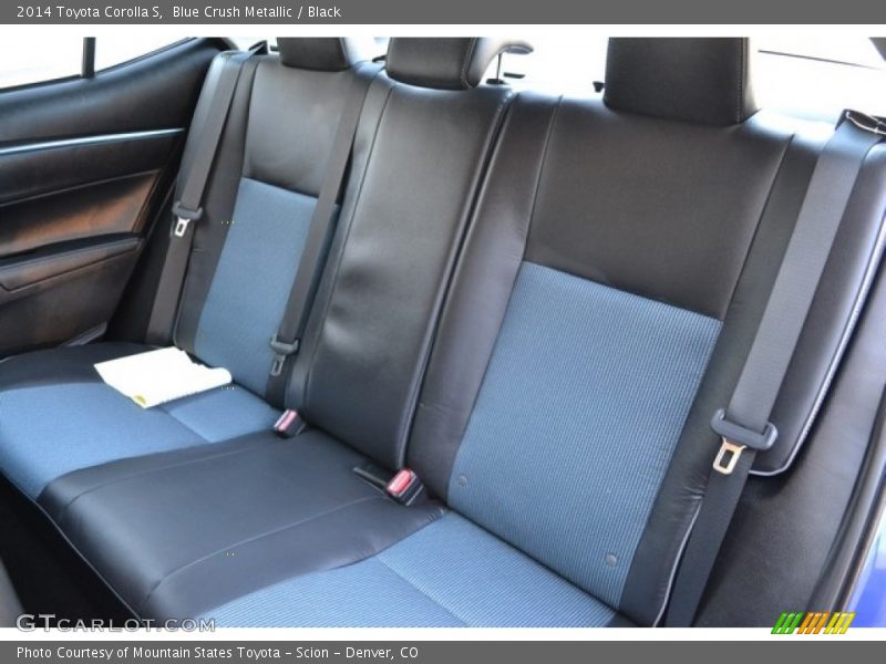 Blue Crush Metallic / Black 2014 Toyota Corolla S