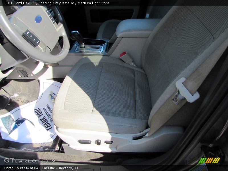 Sterling Grey Metallic / Medium Light Stone 2010 Ford Flex SEL