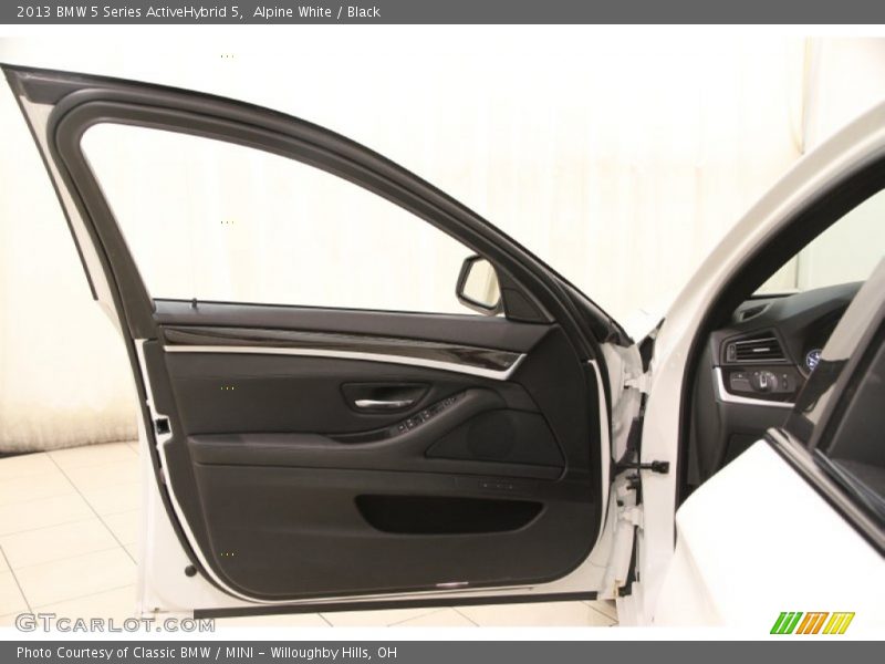 Alpine White / Black 2013 BMW 5 Series ActiveHybrid 5