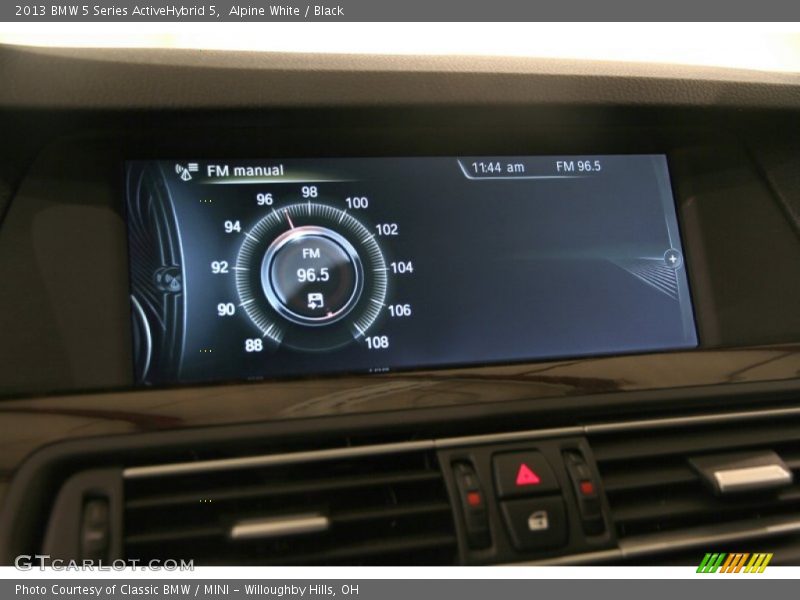 Alpine White / Black 2013 BMW 5 Series ActiveHybrid 5