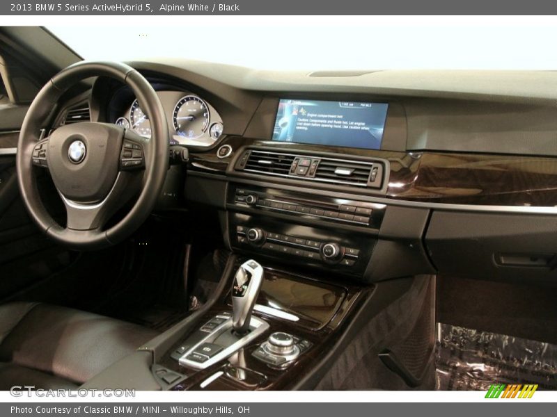 Alpine White / Black 2013 BMW 5 Series ActiveHybrid 5