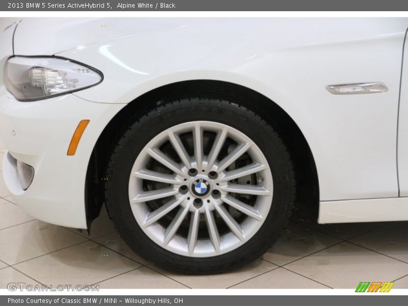 Alpine White / Black 2013 BMW 5 Series ActiveHybrid 5